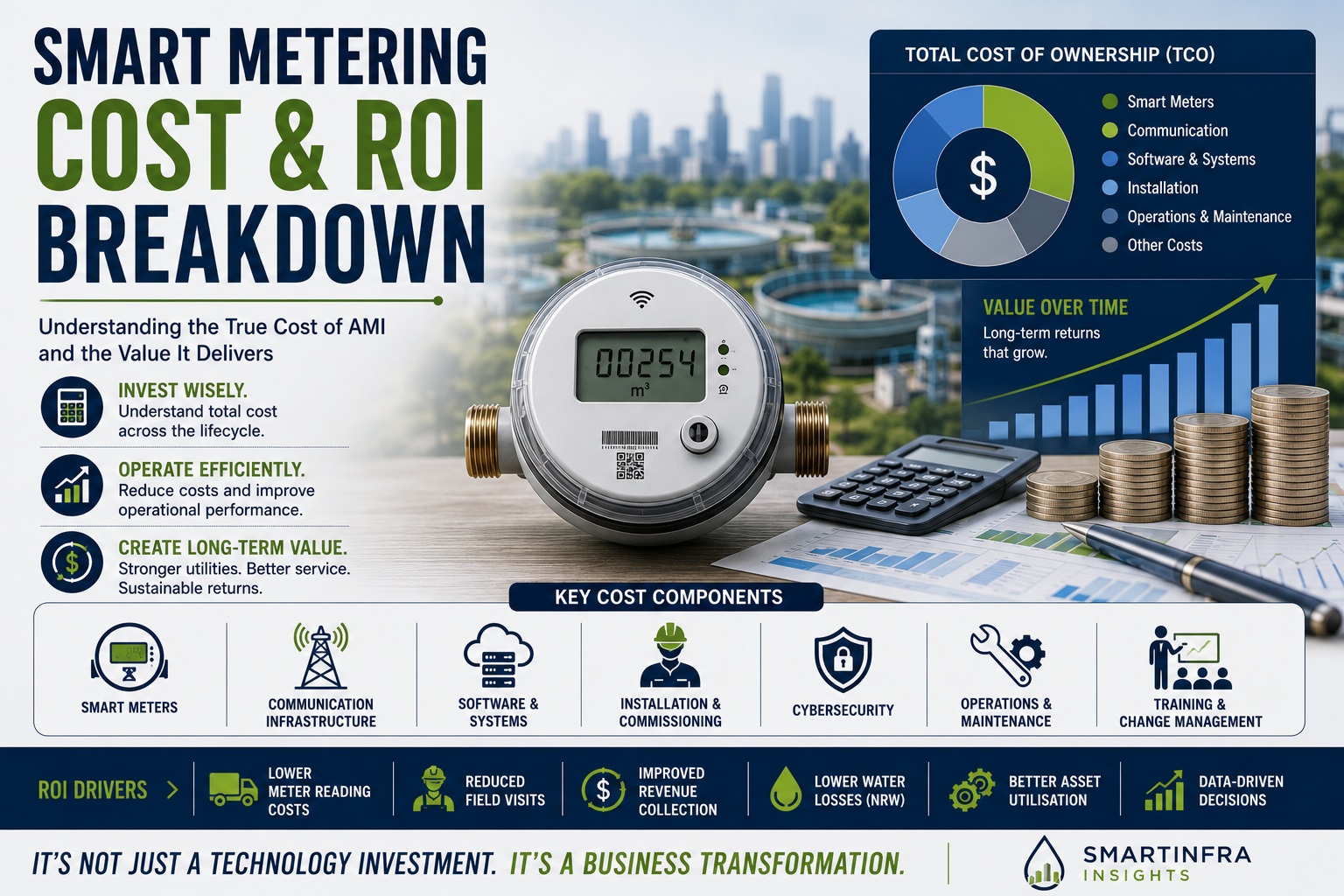 Smart Meter Metering Cost & ROI Breakdown Understanding the True Cost of AMI
